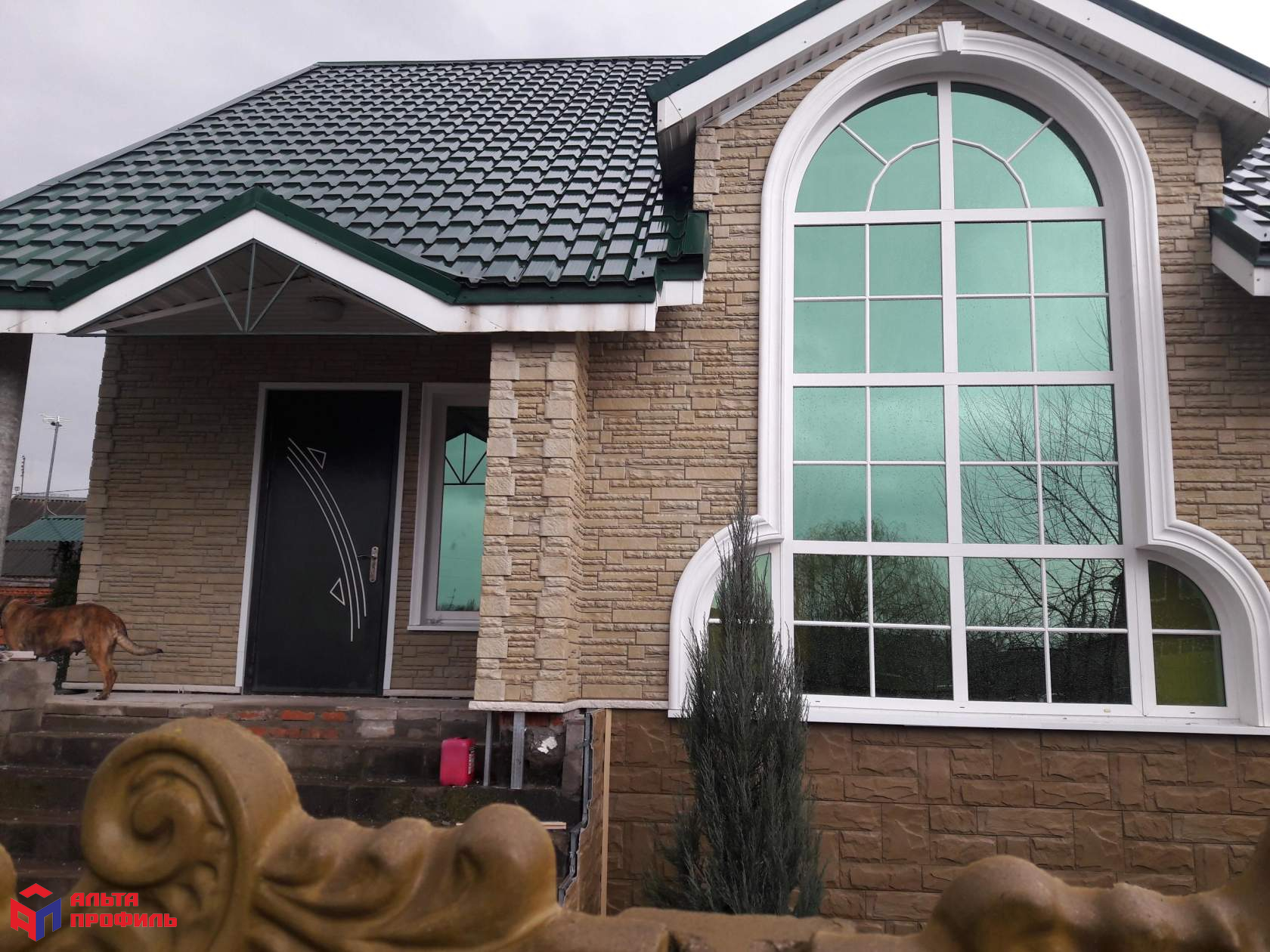 Планка "софит" белая Т-19 - 3м.