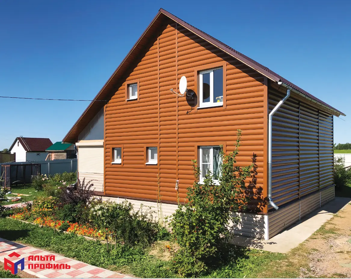 БЛОКХАУС Акриловый сайдинг | Премиум, Дуб светлый ВН-01 3100х200мм