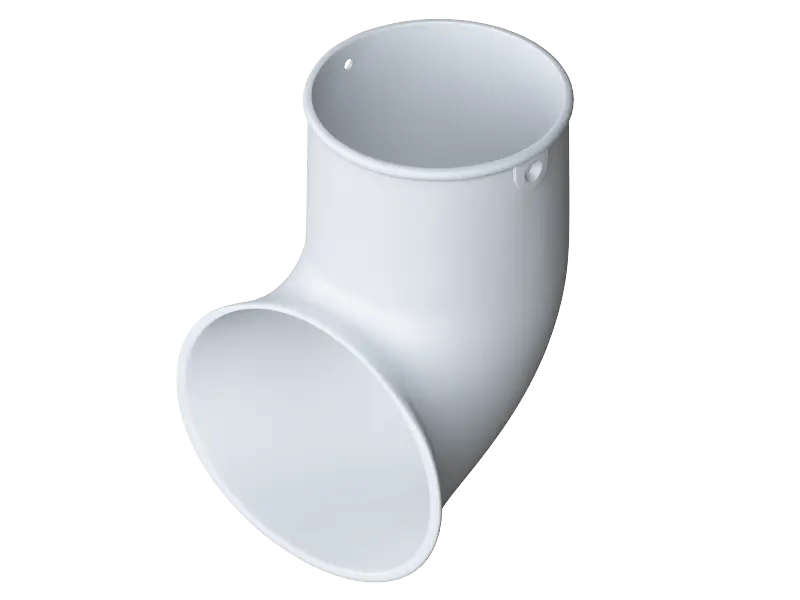 Слив трубы, ПВХ, серия Элит, цвет Белый