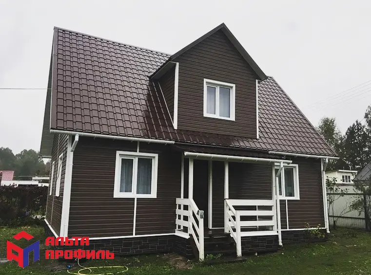 КАНАДА ПЛЮС Акриловый сайдинг | Премиум, Орех тёмный  - 3,66м