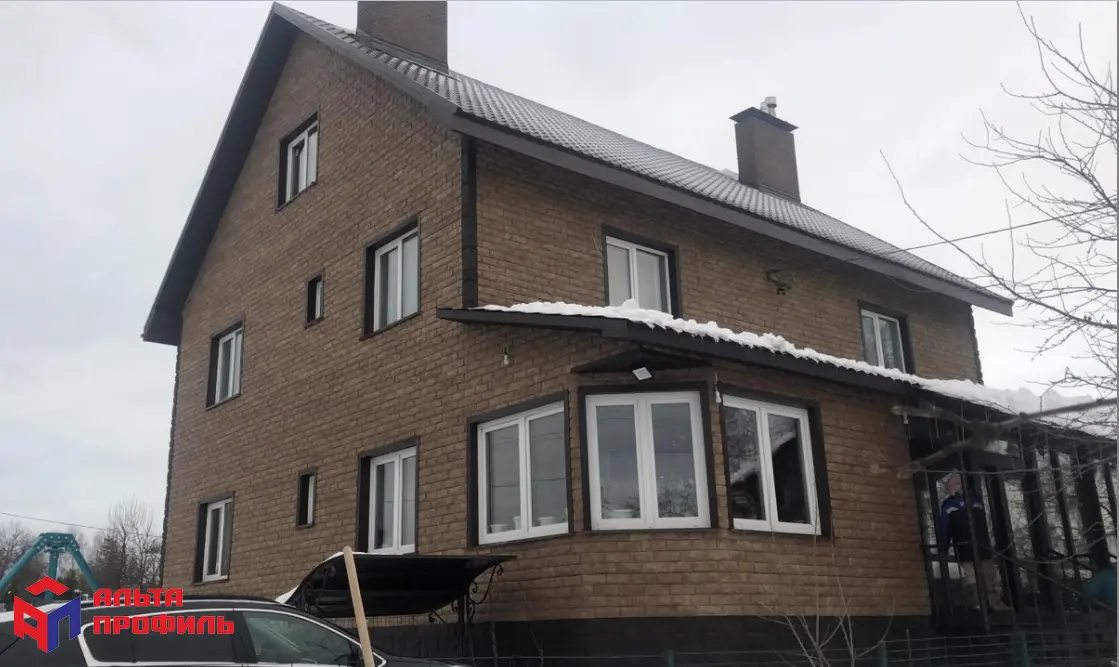 Планка "околооконная", 3м, цвет Коричневый