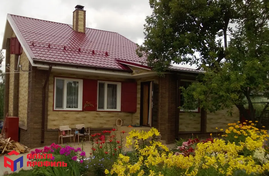 Планка "софит" белая Т-19 - 3м.