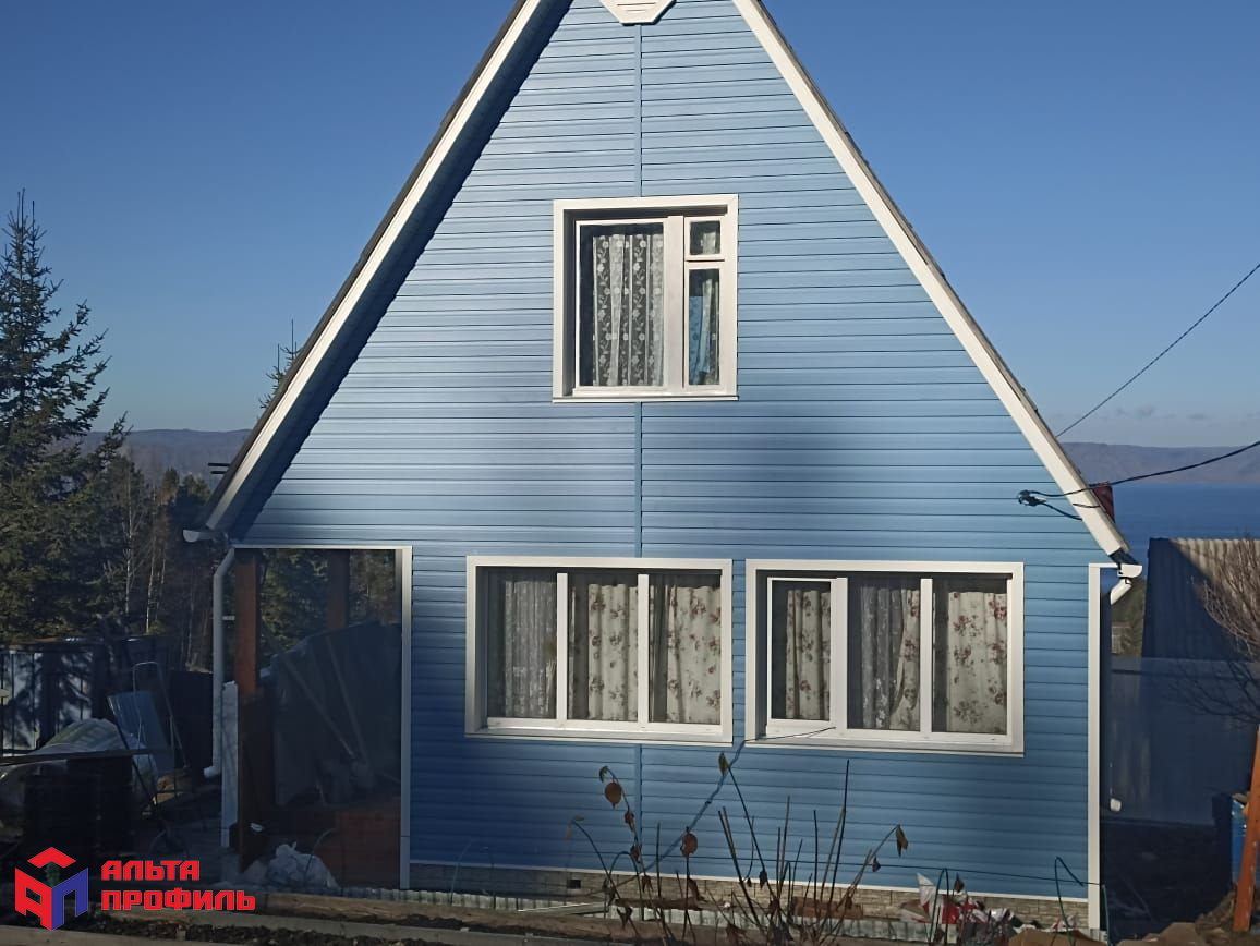 КАНАДА ПЛЮС Акриловый сайдинг | Премиум, Синий - 3,66м