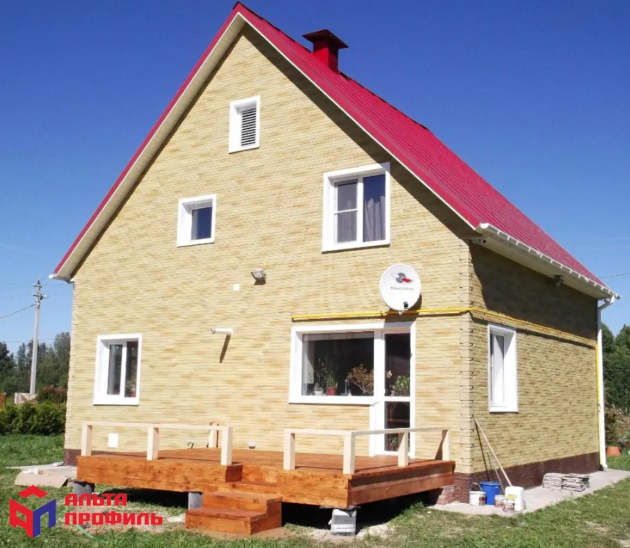 Планка "софит" белая Т-19 - 3м.