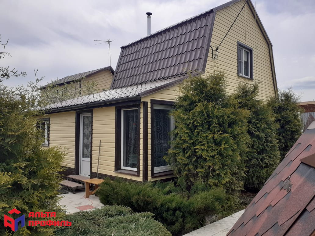 КАНАДА ПЛЮС Виниловый сайдинг | Престиж, Жёлтый - 3,66м