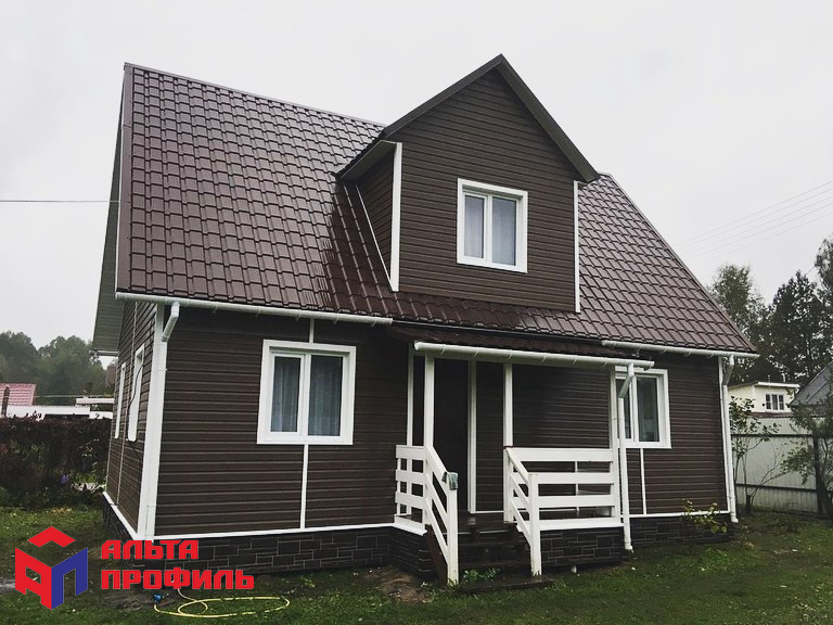 Планка "софит" белая Т-19 - 3м.