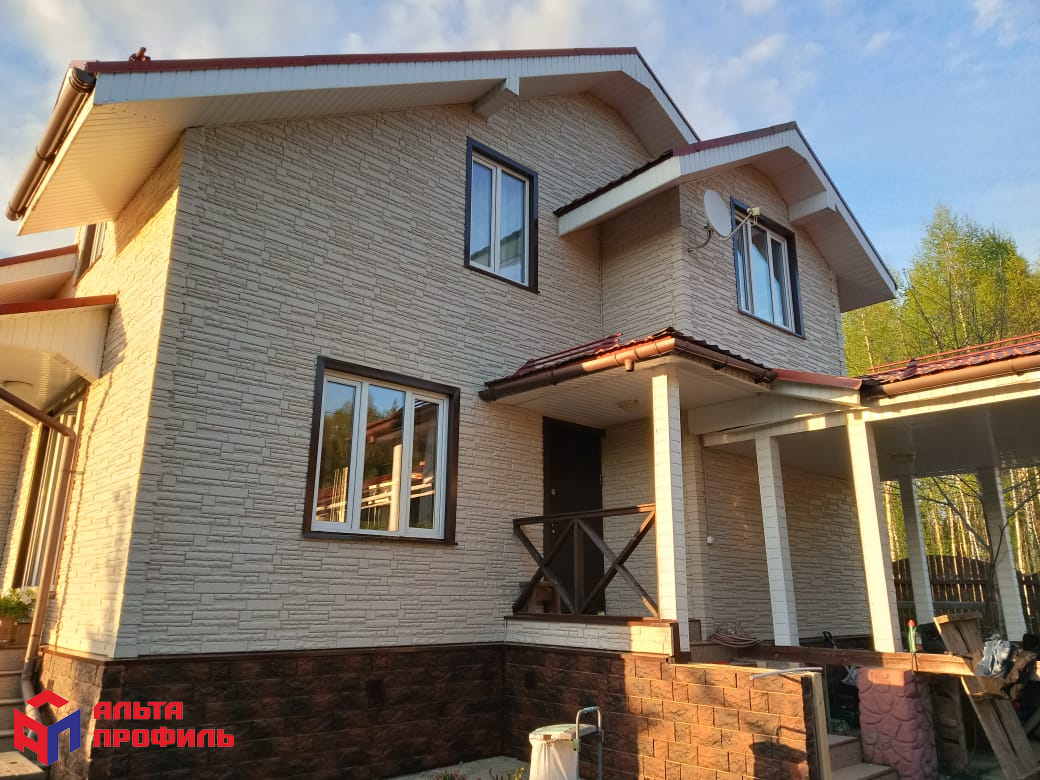 Планка "софит" белая Т-19 - 3м.