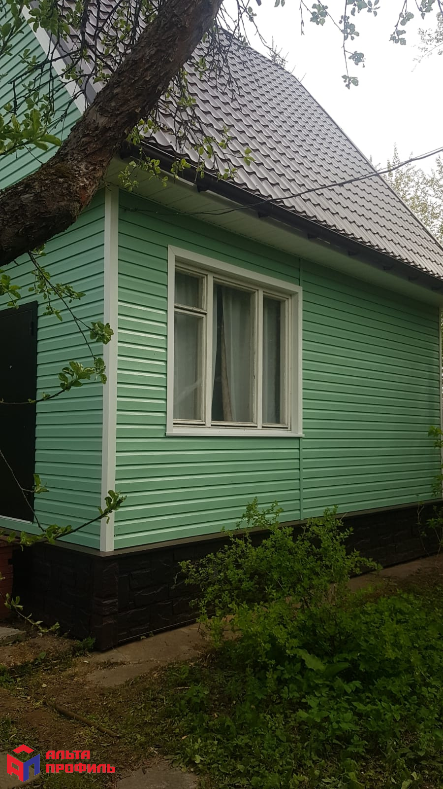 Планка "софит" белая Т-19 - 3м.