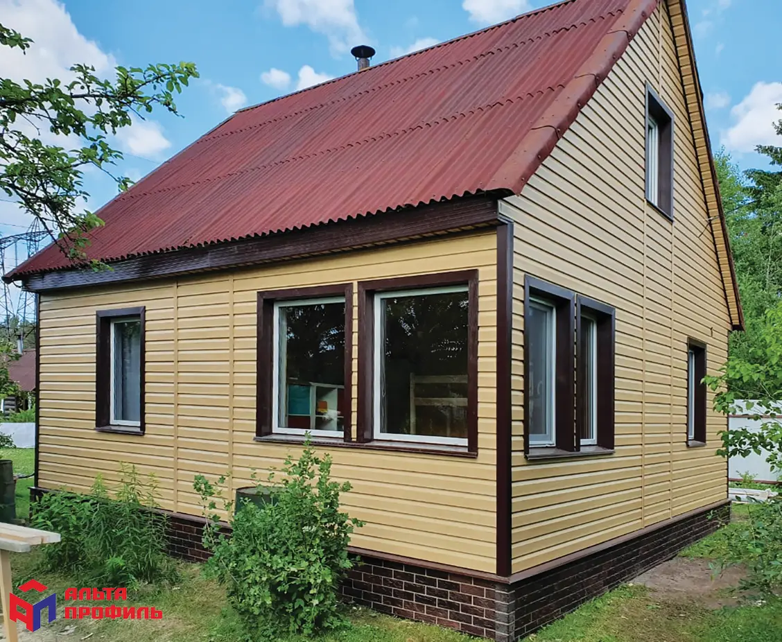 КАНАДА ПЛЮС Виниловый сайдинг | Люкс, Каштан 3м