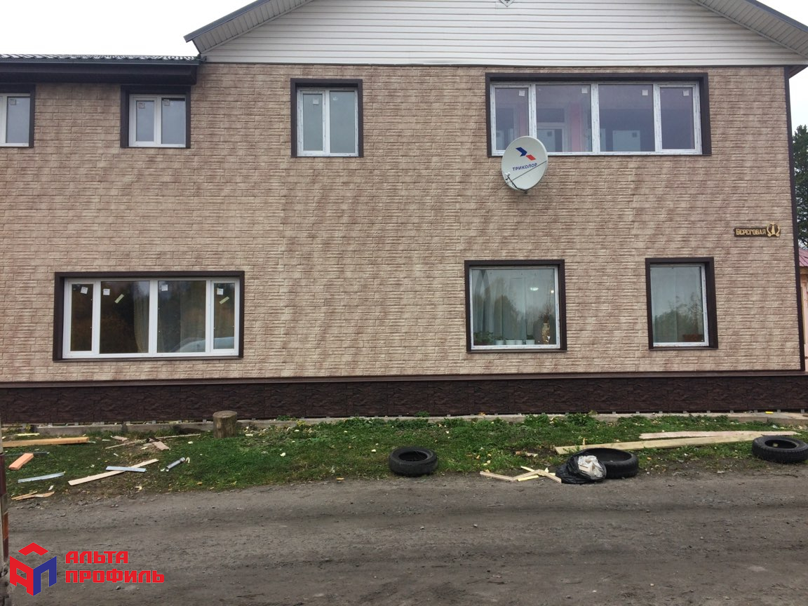 Планка "околооконная", 3м, цвет Коричневый