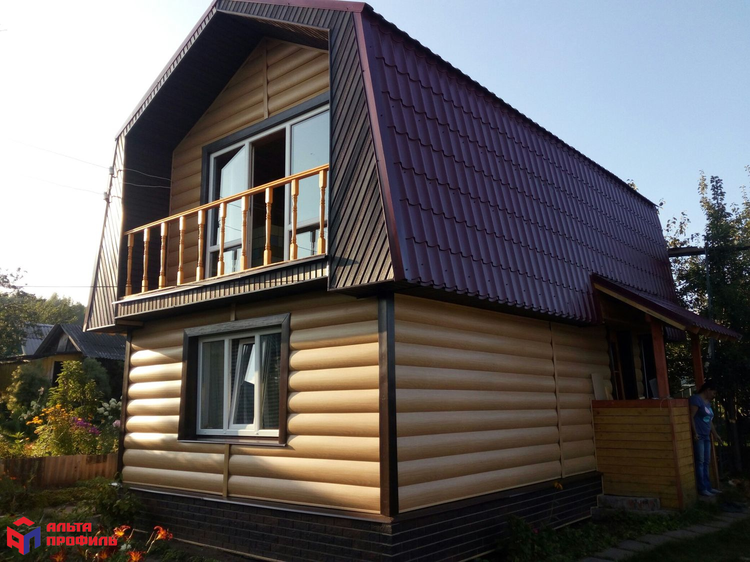 Планка "околооконная", 3м, цвет Коричневый