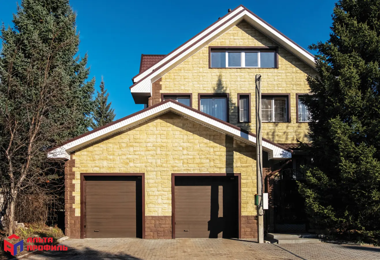 Планка "софит" белая Т-19 - 3м.