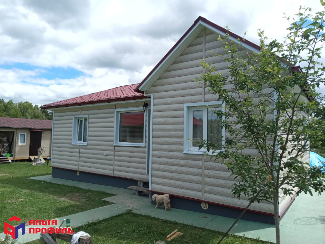 Планка "софит" белая Т-19 - 3м.