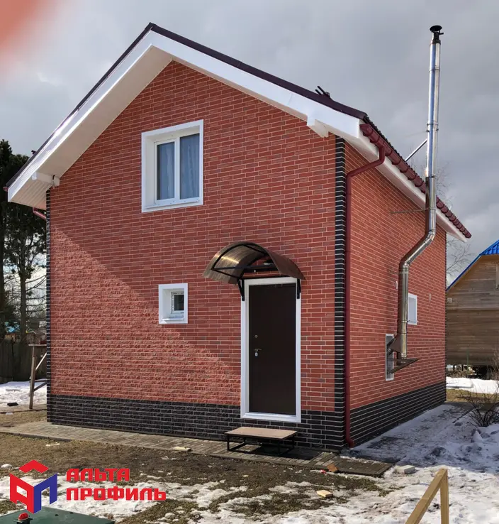 Планка "софит" белая Т-19 - 3м.