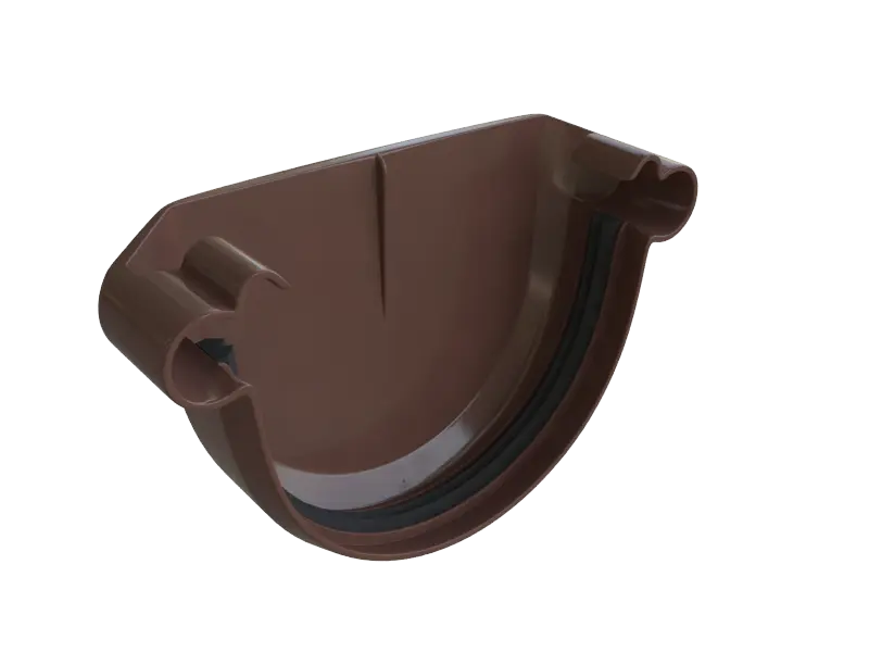 Заглушка, ПВХ, серия Элит, цвет Коричневый