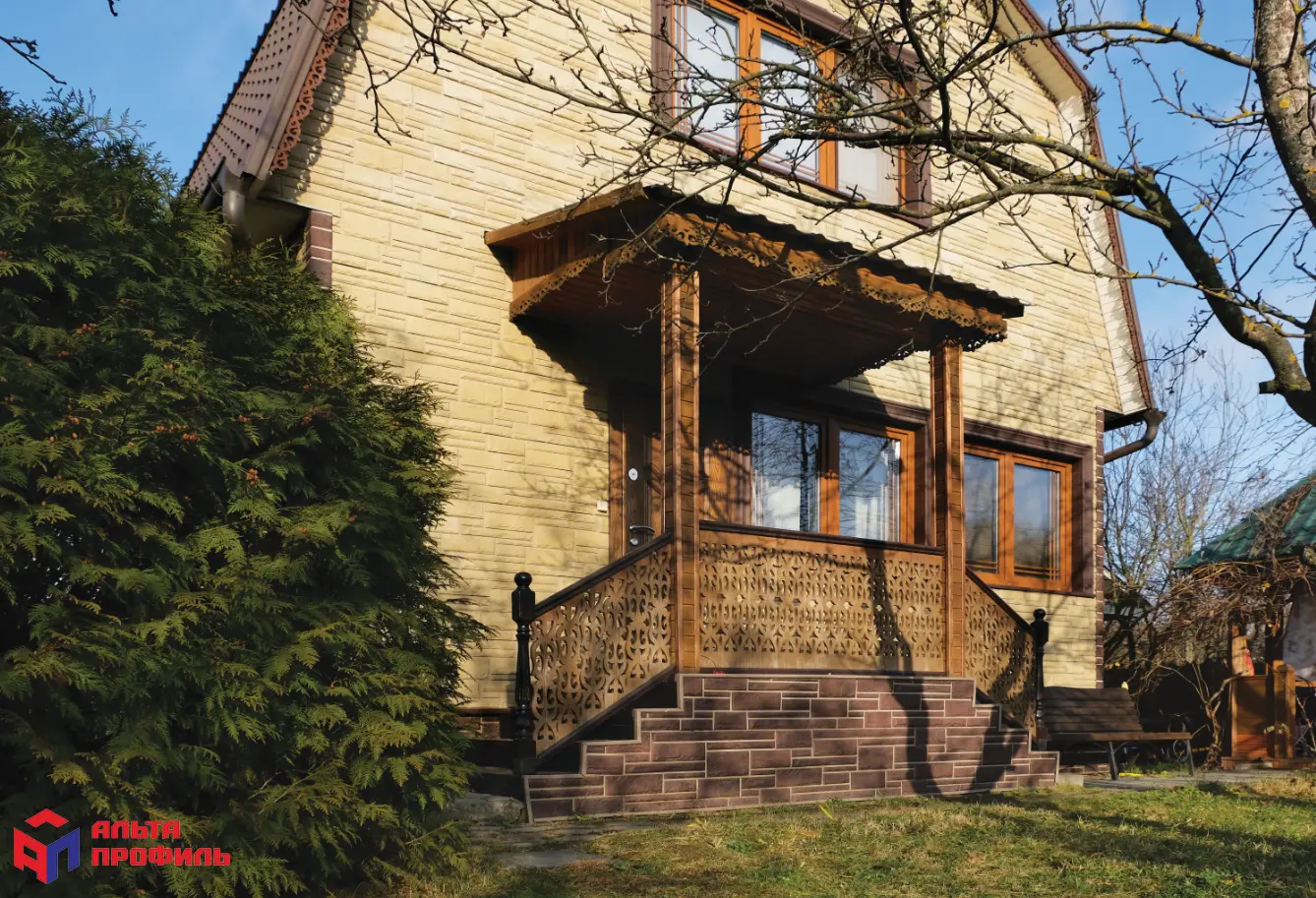 Планка "софит" белая Т-19 - 3м.