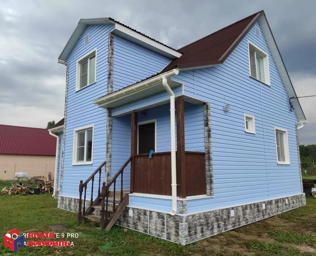 Планка "софит" белая Т-19 - 3м.