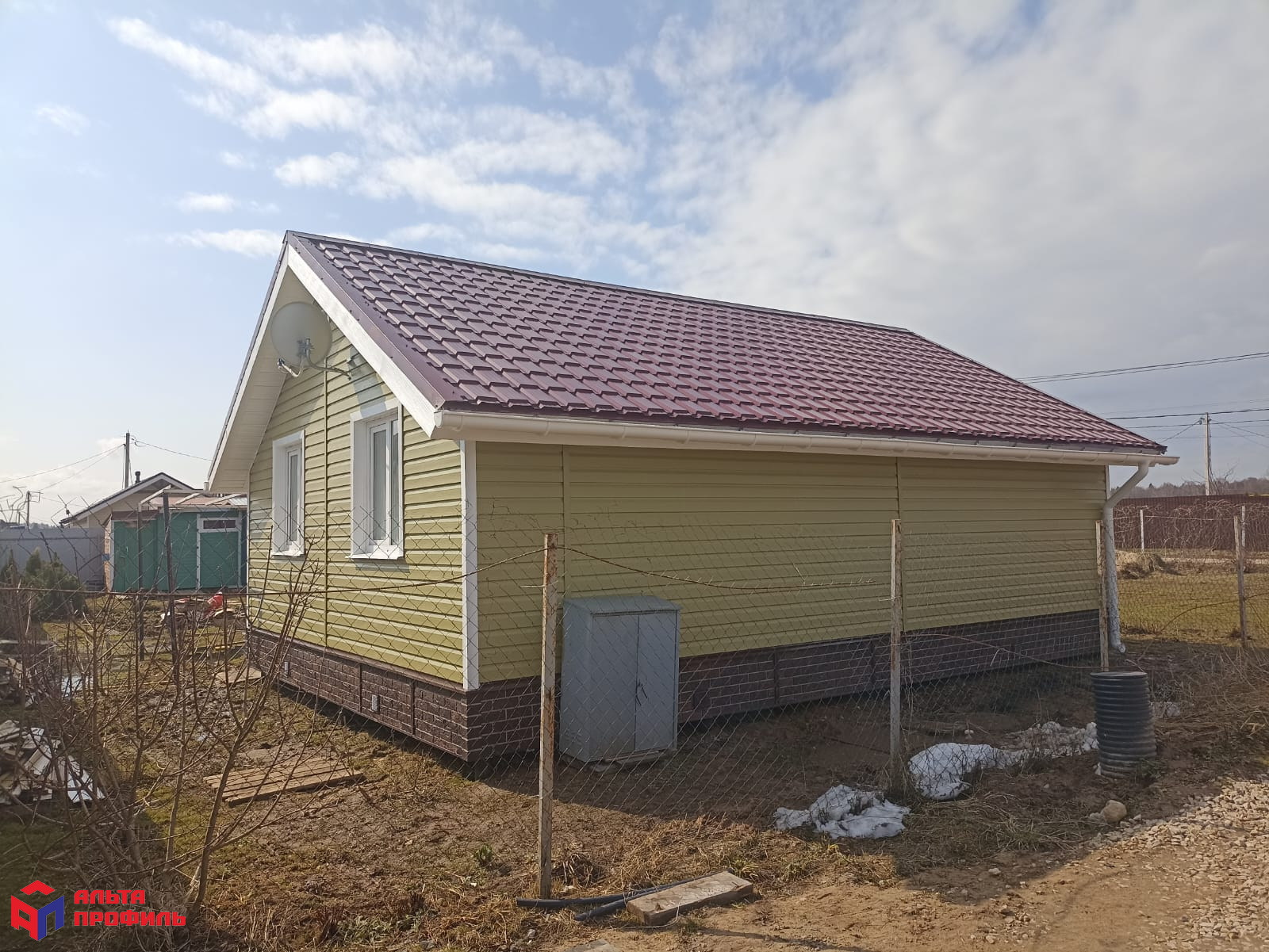 АЛЬТА КЛАССИКА Виниловый сайдинг | лимонный, 3м