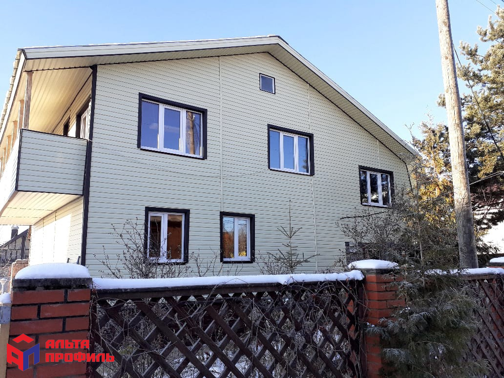 АЛЯСКА виниловый сайдинг | СНОУ - 3,00 х 0,205 м.