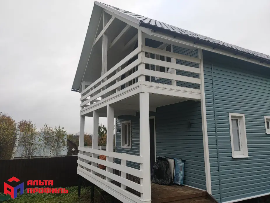 КАНАДА ПЛЮС Акриловый сайдинг | Премиум, Серо-голубой - 3,66м