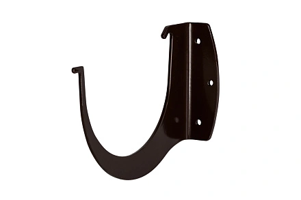 Кронштейн желоба малый, Металл, серия Элит, цвет Коричневый
